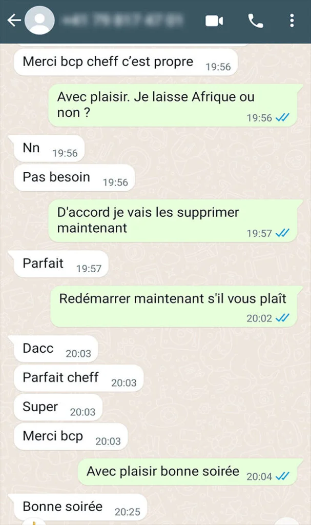 Avis client 6